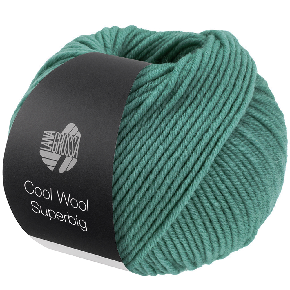 Lana Grossa Cool Wool Superbig 030 helles Seegrün 50g