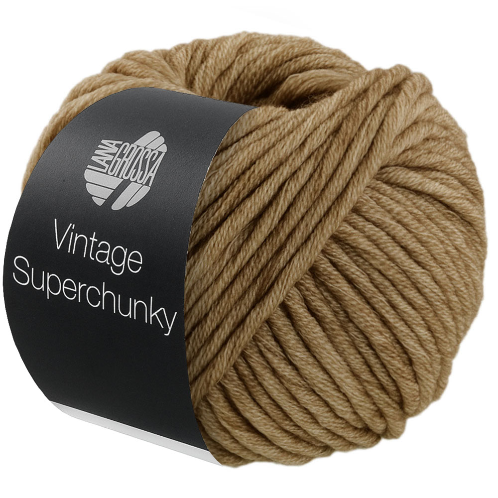 Lana Grossa Vintage Superchunky 508 Khakibeige 100g