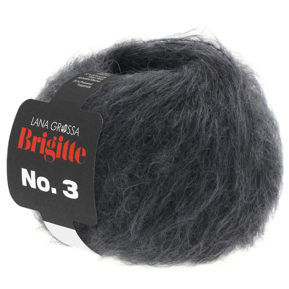 Lana Grossa Brigitte No.3 011 Anthrazit 25g