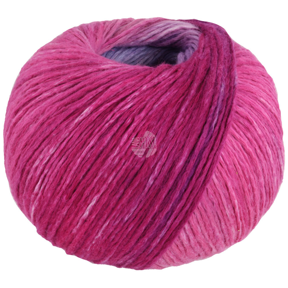 Lana Grossa Cotonella 007 Hellgrau/Rost/Dunkelgrau/Anthrazit/Aubergine/Wein-/Himbeerrot/Pink/Graulil