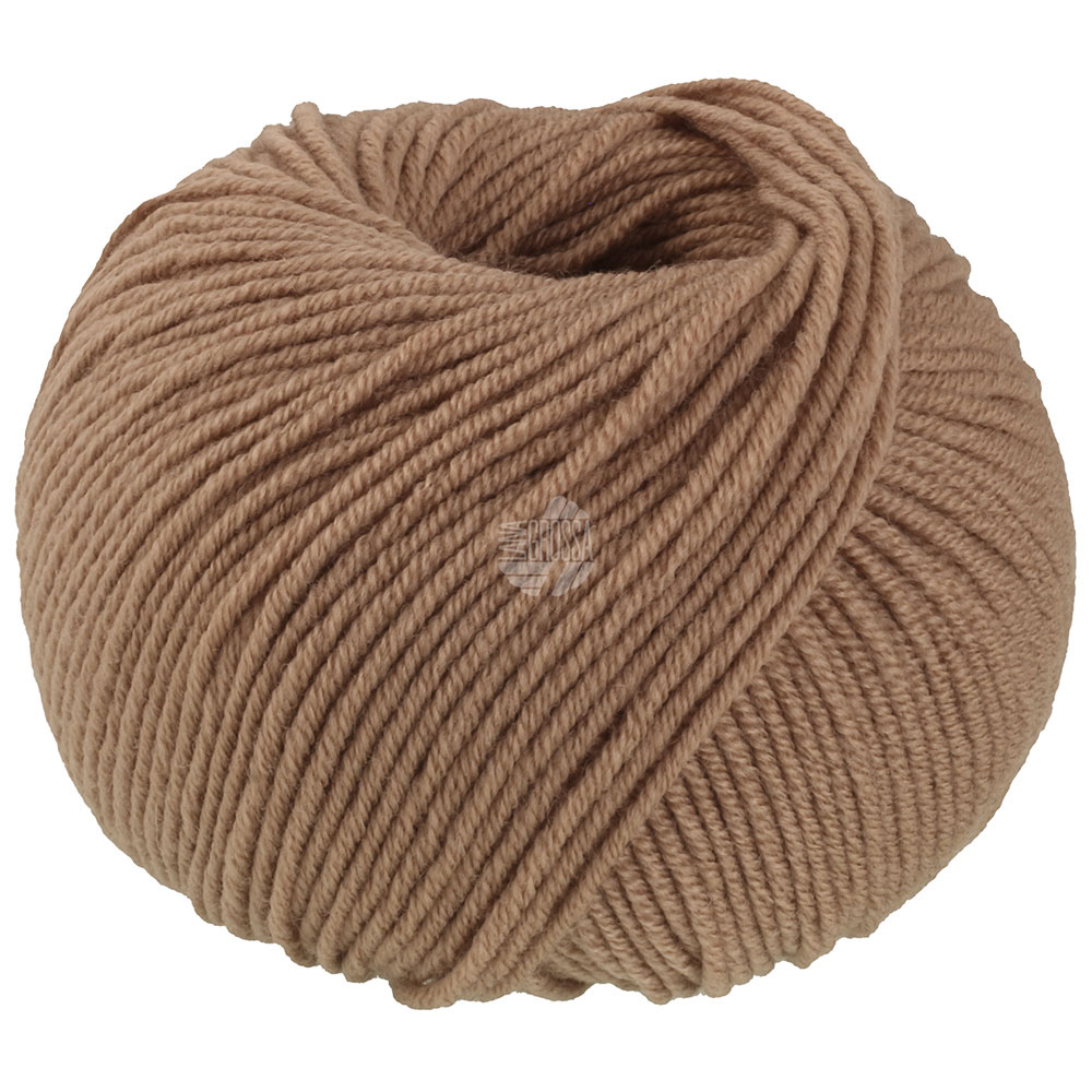 Lana Grossa Merino Soft 018 Hellbraun 50g