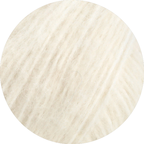 Lana Grossa Alpaca Air 001 Rohweiß 50g