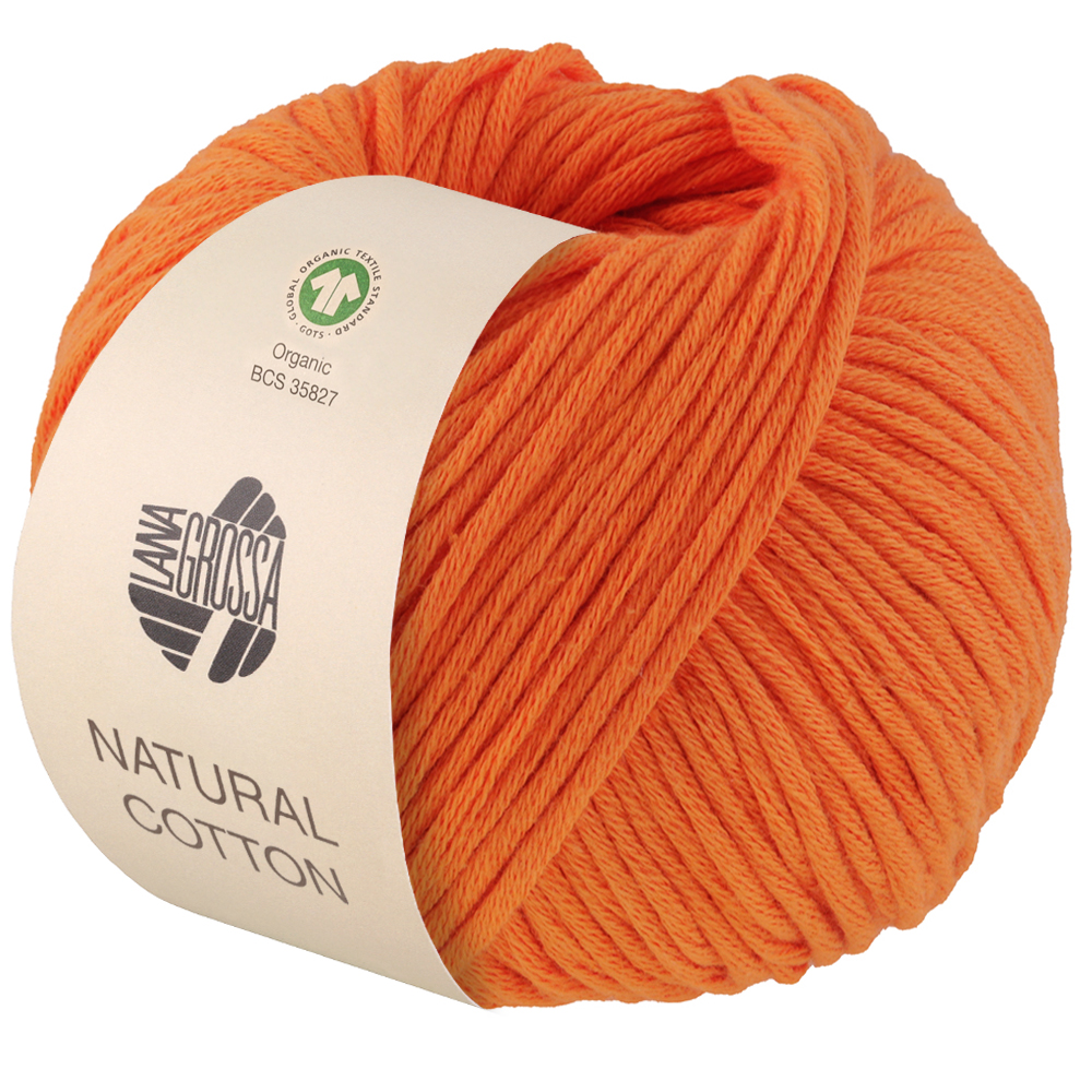 Lana Grossa Natural Cotton Gots 006 Orange