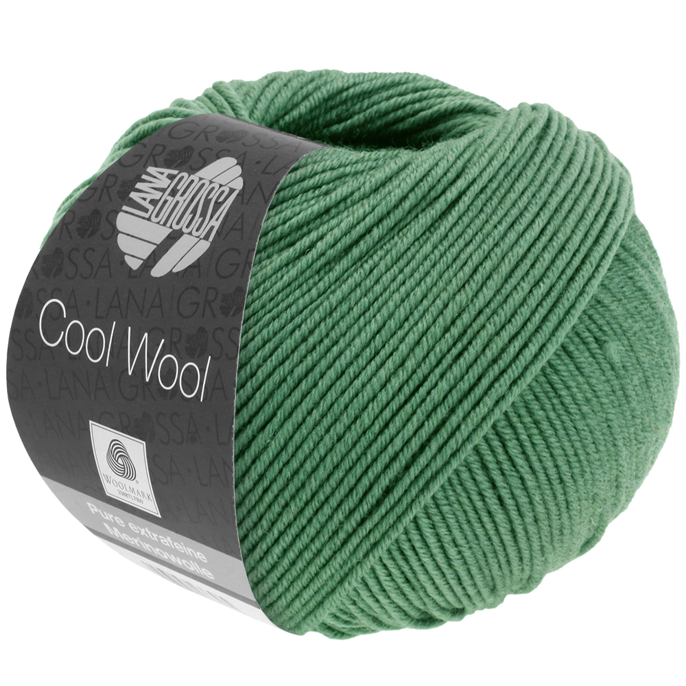 Lana Grossa Cool Wool 2000 2086 Moosgrün 50g