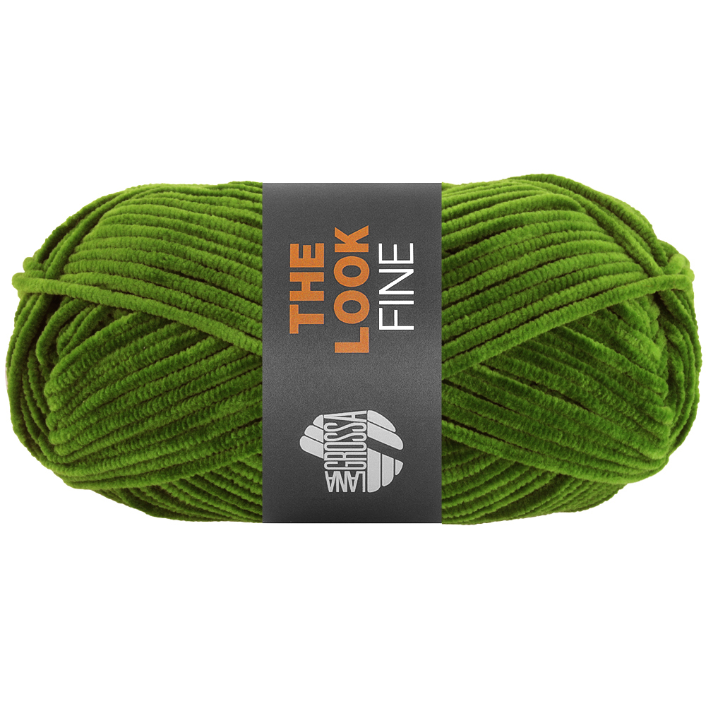 Lana Grossa The Look Fine 120 Blattgrün 50g