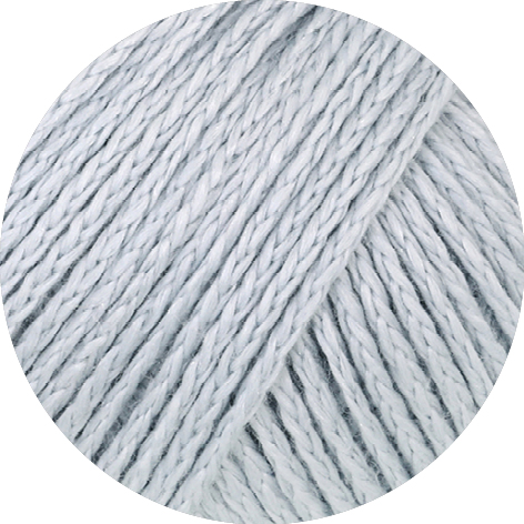 Lana Grossa Puro Vegano 011 Helles Graublau 50g
