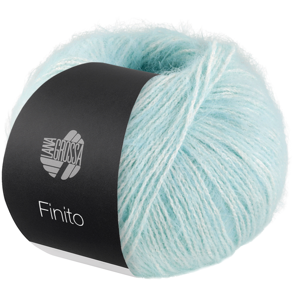 Lana Grossa Finito 003 Zarttürkis/Creme 50g