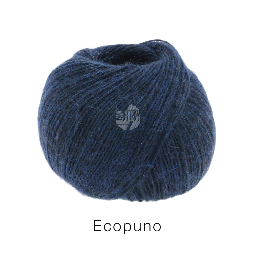 Lana Grossa Ecopuno 043 Nachtblau  50g