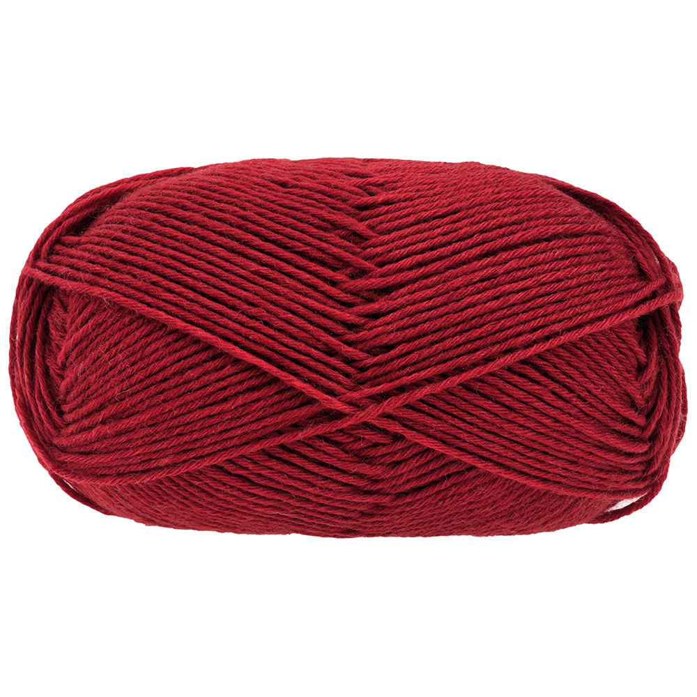 Lana Grossa Meilenweit 8-Fach 150 Uni 9570 Rot 150g