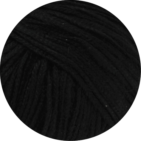Lana Grossa Linarte 018 Schwarz 50g