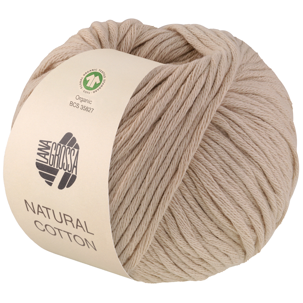 Lana Grossa Natural Cotton Gots 019 Beige