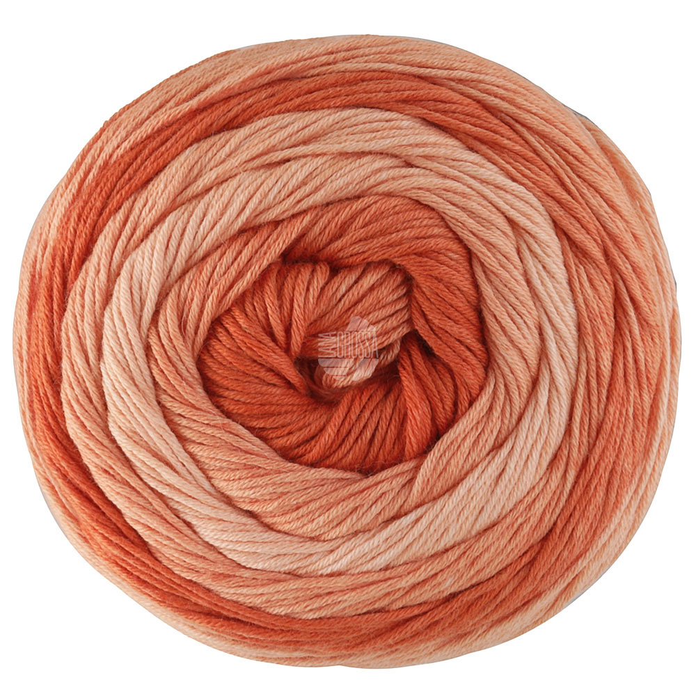 Lana Grossa Gomitolo Tono 1035 Pfirsich/Lachsrosa/Orange 100g