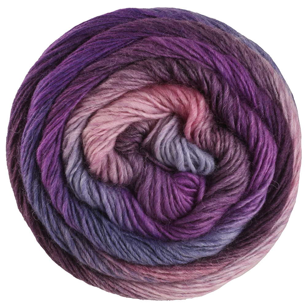 Lana Grossa Meilenweit 100 Color Mix Soft 8067  Blau-/Dunkelviolett/Altrosa/Flieder-/Veilchenblau