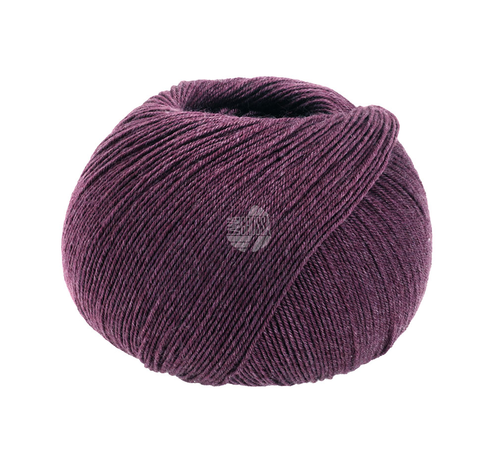 Lana Grossa Meilenweit 100 Seta 026 Brombeer 100g