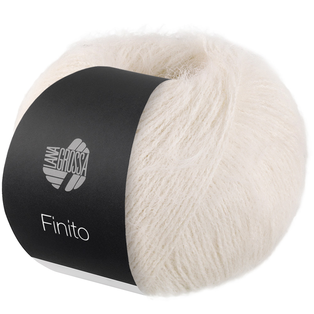 Lana Grossa Finito 001 Weiß 50g
