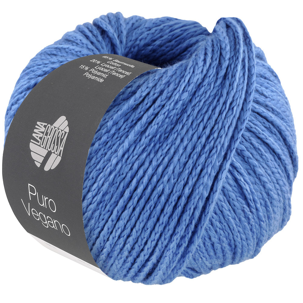 Lana Grossa Puro Vegano 019 Taubenblau 50g