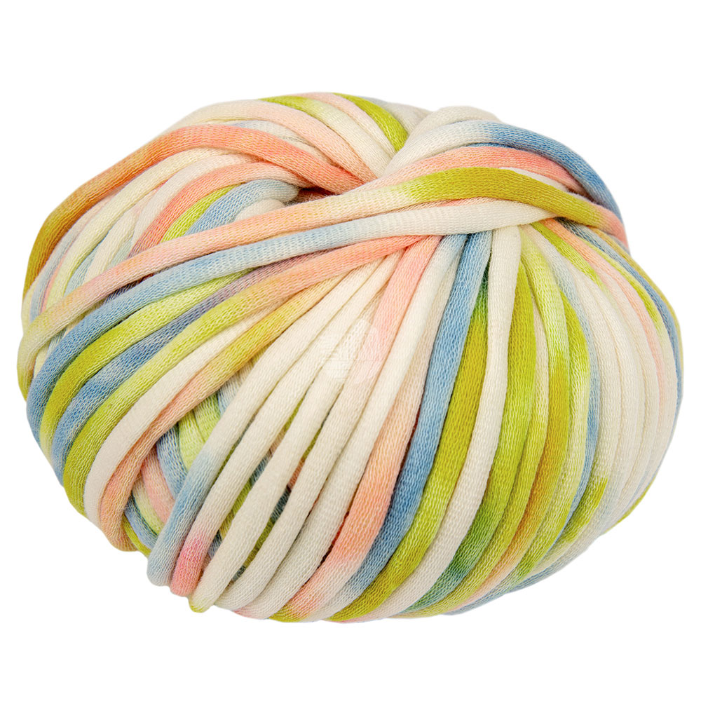 Lana Grossa Gelato 005 Creme/Pastellblau/-rosa/Lachs/Grüngelb/Helloliv/-orange 100g