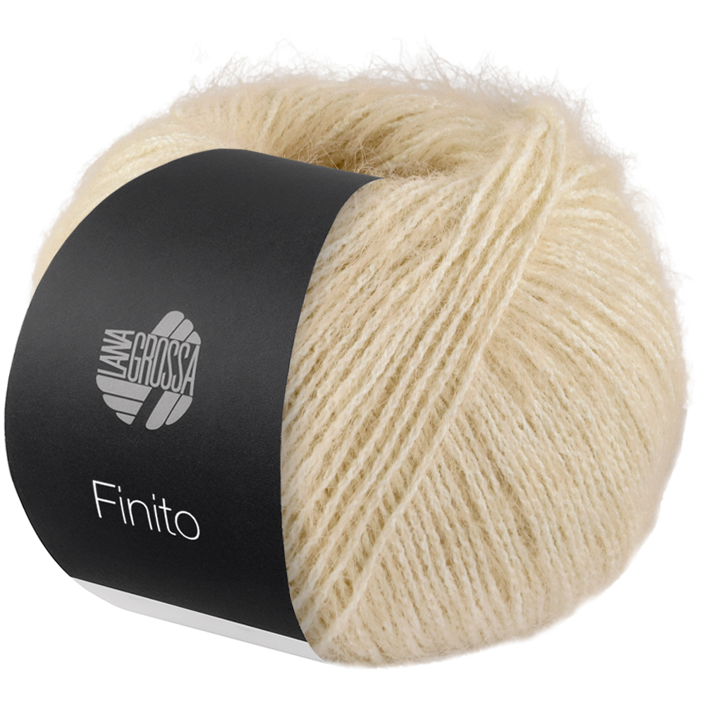 Lana Grossa Finito 008 Hellbeige/Creme 50g