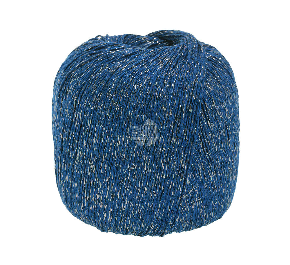 Lana Grossa Brillino 027 Dunkelblau/Silber