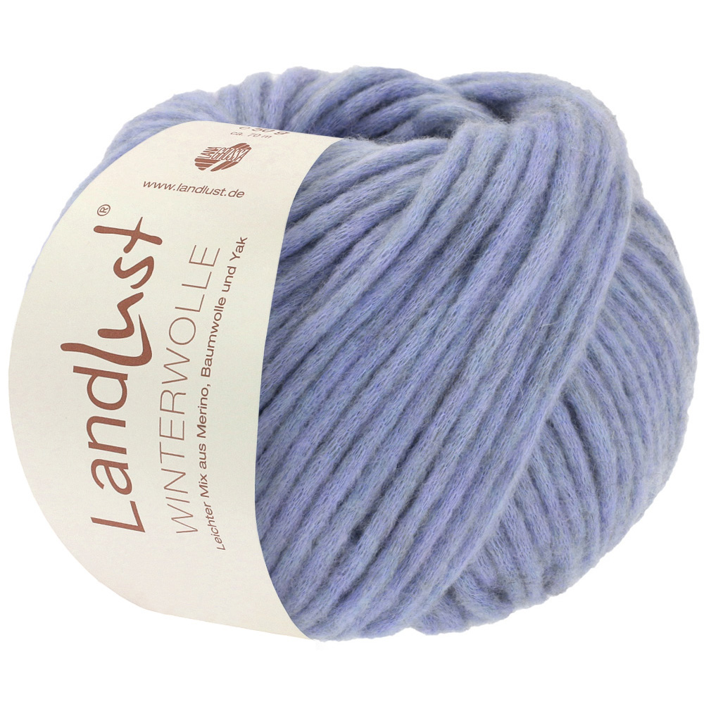 Lana Grossa Landlust Winterwolle 034 Veilchenblau meliert 50g