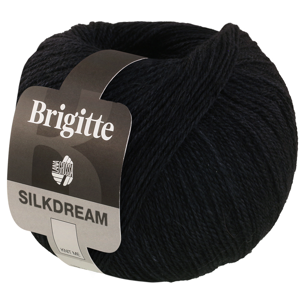 Lana Grossa Brigitte Silkdream 016 Anthrazit 50g