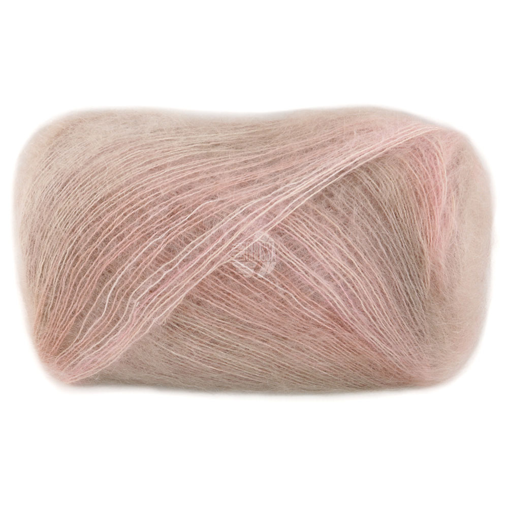 Lana Grossa Cottonhair 105 Mauve/Rosa/Zartrosé/Beige/Taupe 50g