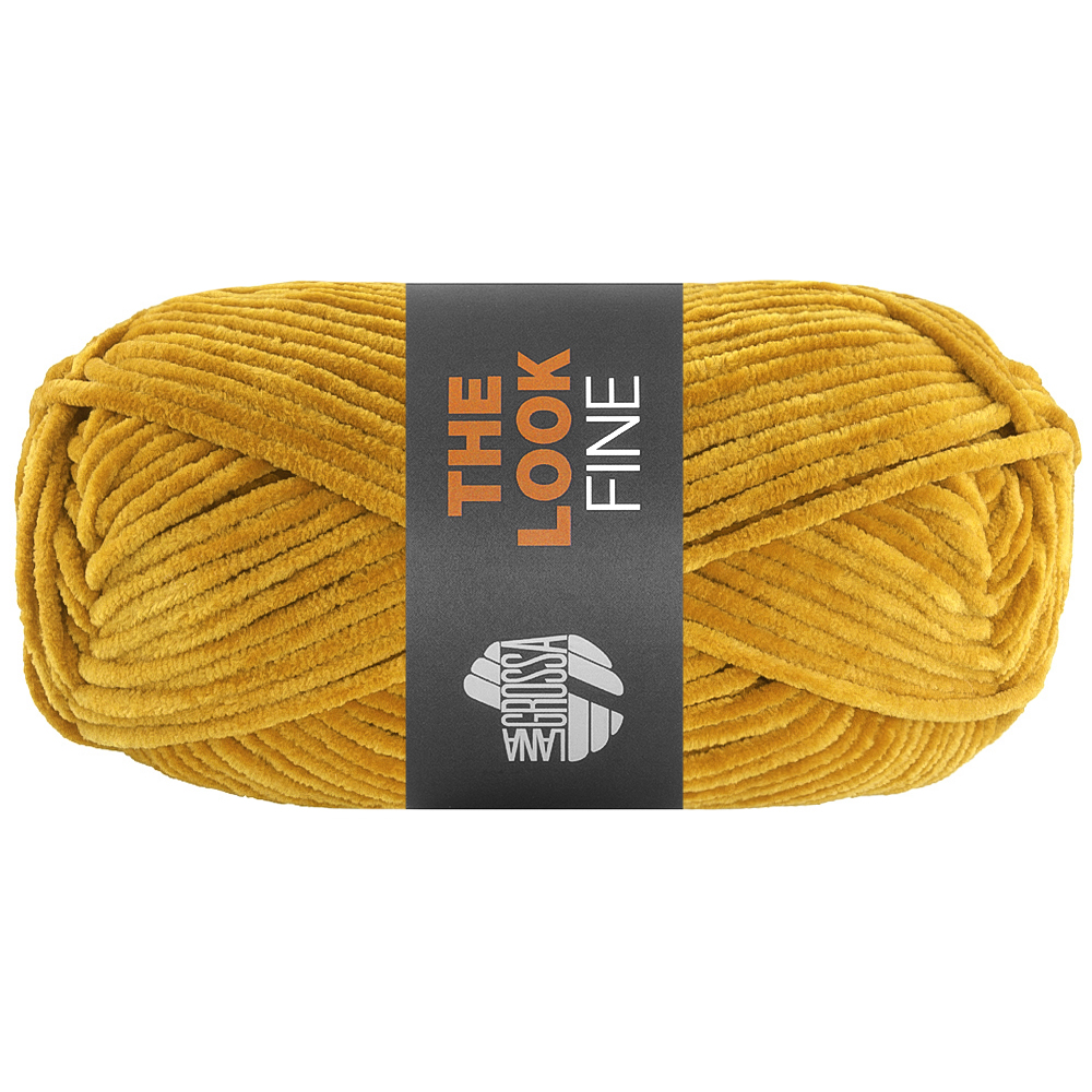 Lana Grossa The Look Fine 128 Rapsgelb 50g