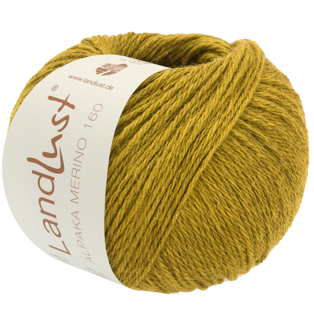 Lana Grossa Landlust Alpaka Merino 160 445 Senf