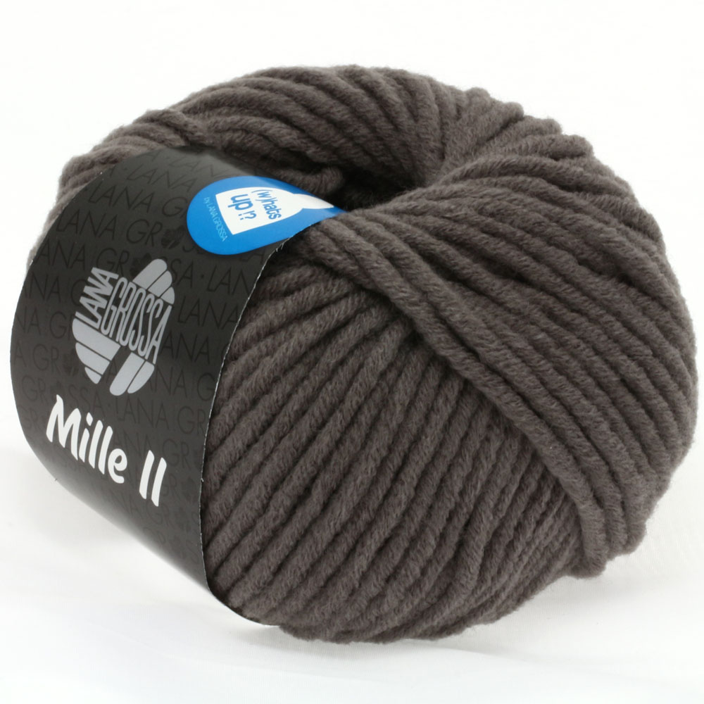 Lana Grossa Mille II 042 Graubraun 50g