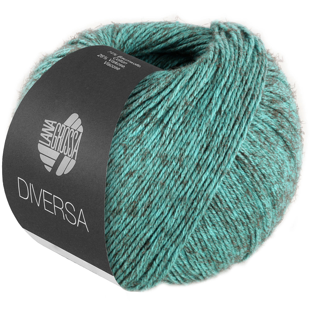 Lana Grossa Diversa 027 Helltürkis 50g