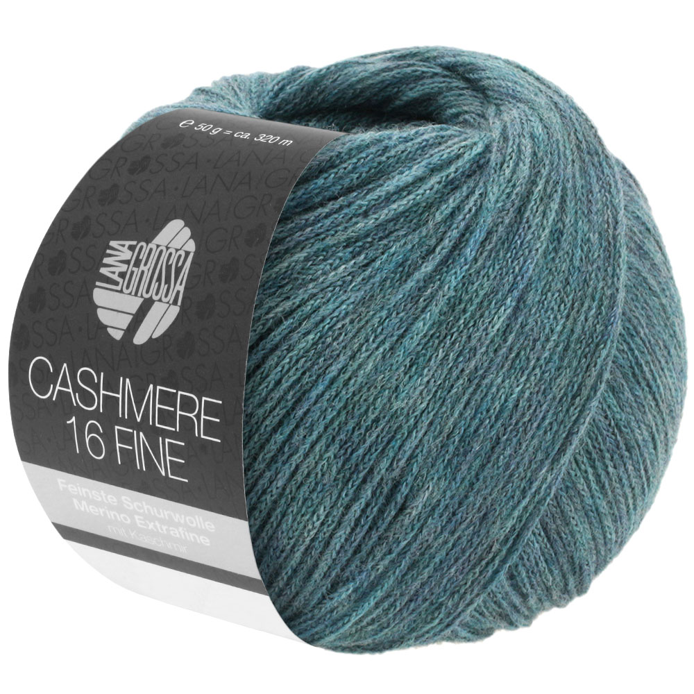 Lana Grossa Cashmere 16 Fine 040 Petrolgrün 50g