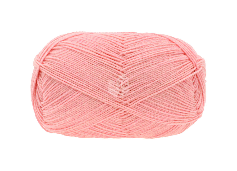 Lana Grossa Meilenweit 100 Merino Extrafein Uni 2422 Rosa 100g