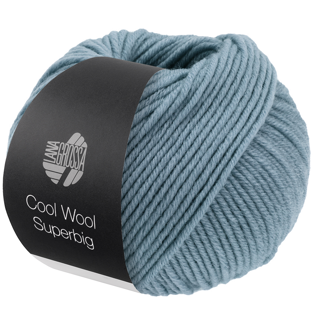 Lana Grossa Cool Wool Superbig 019 Graublau 50g