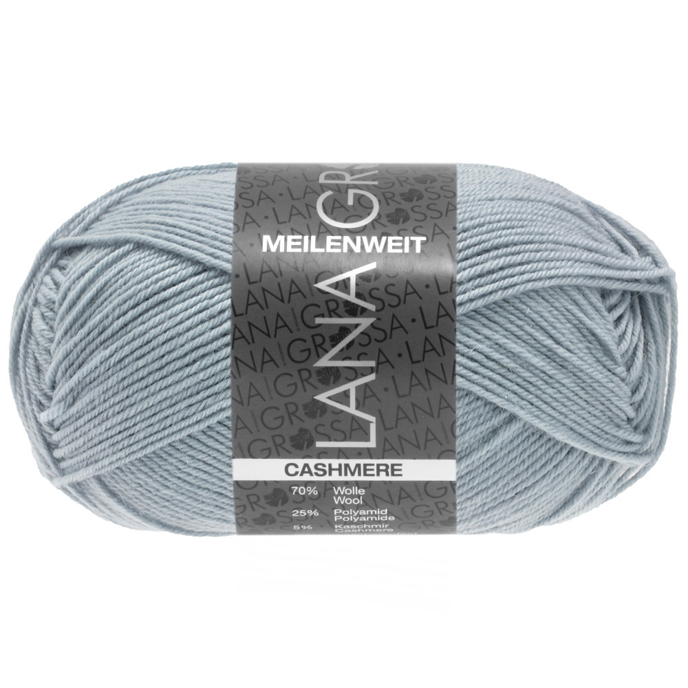 Lana Grossa Meilenweit 50 Cashmere 049 Pastellblau 50g