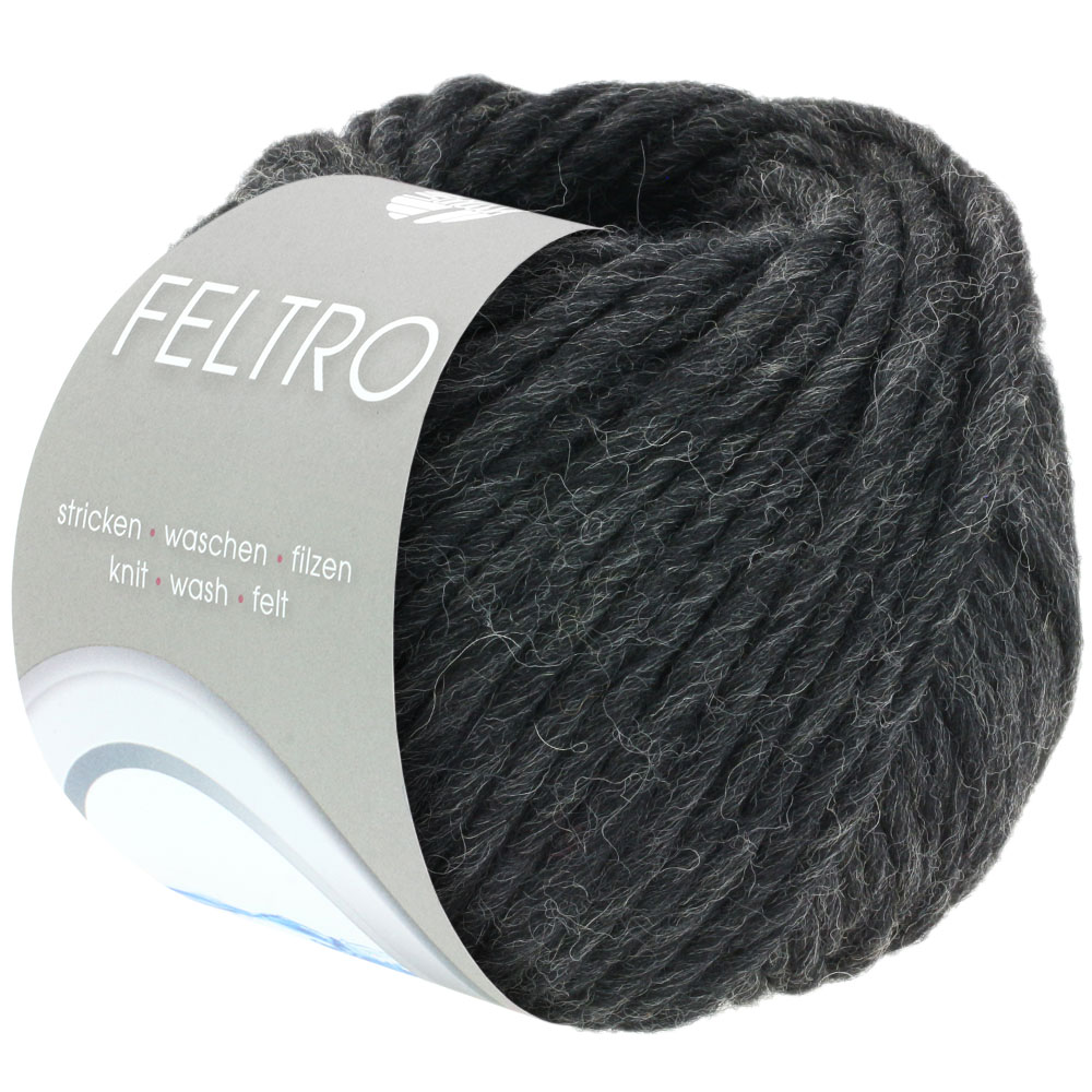Lana Grossa Feltro 025 Anthrazit 50g