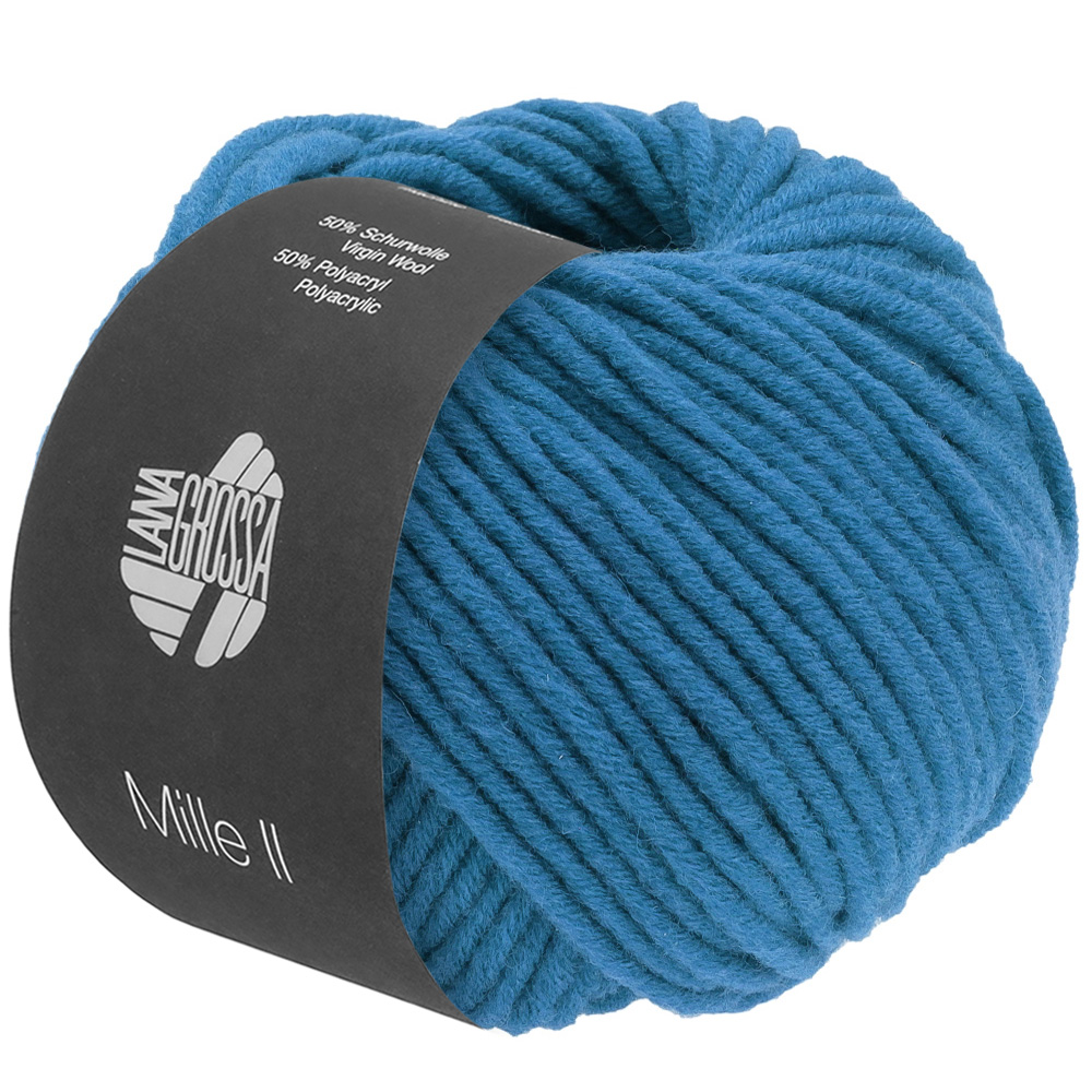 Lana Grossa Mille II 167 Himmelblau 50g