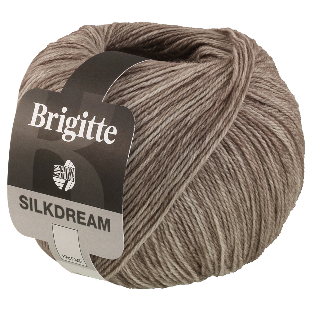 Lana Grossa Brigitte Silkdream 004 Graubeige 50g