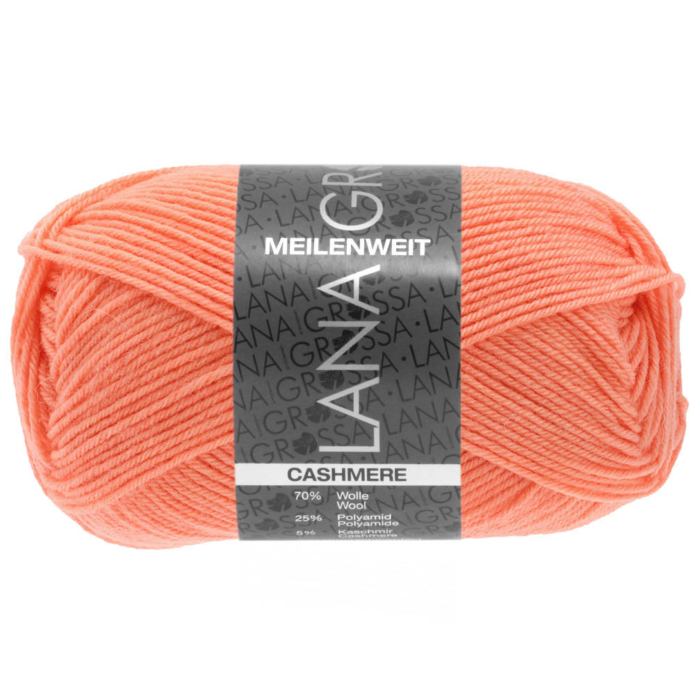 Lana Grossa Meilenweit 50 Cashmere 043 Lachs 50g