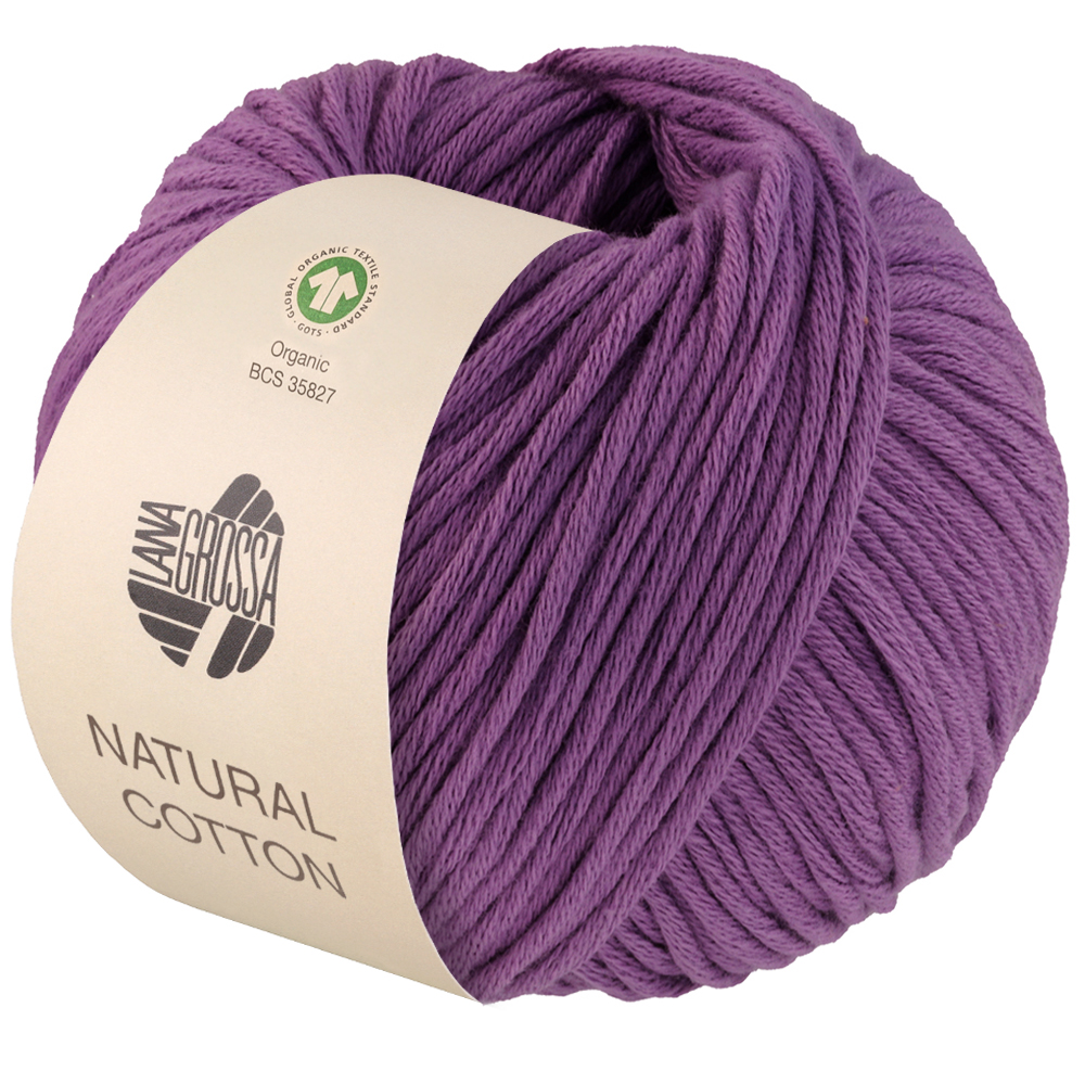 Lana Grossa Natural Cotton Gots 008 Lila