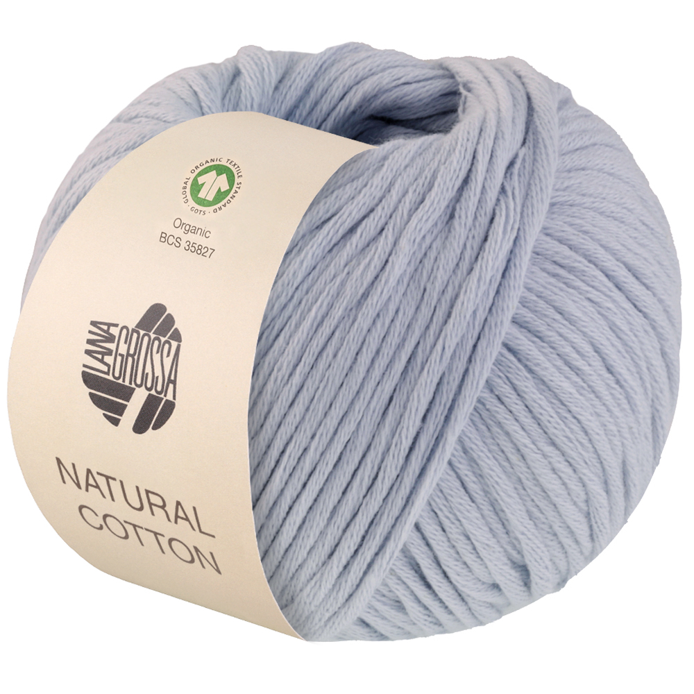 Lana Grossa Natural Cotton Gots 012 Hellblau