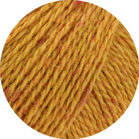 Lana Grossa Landlust Soft Tweed 180 108 Goldbraun meliert 50g
