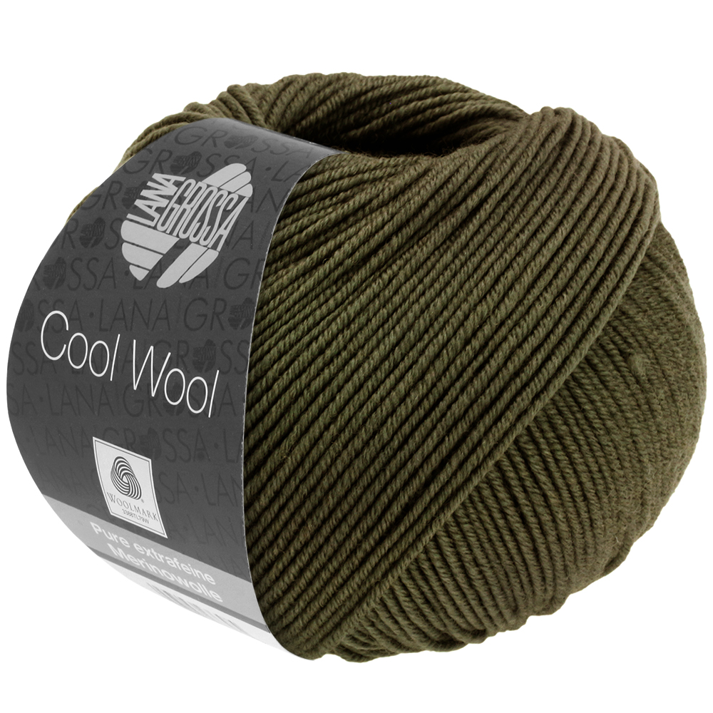 Lana Grossa Cool Wool 2000 2091 Dunkelbraun 50g