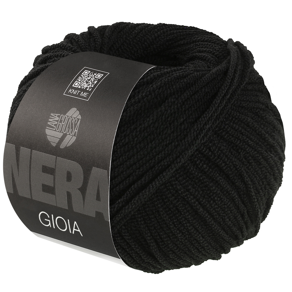 Lana Grossa Gioia 018 Schwarz 50g