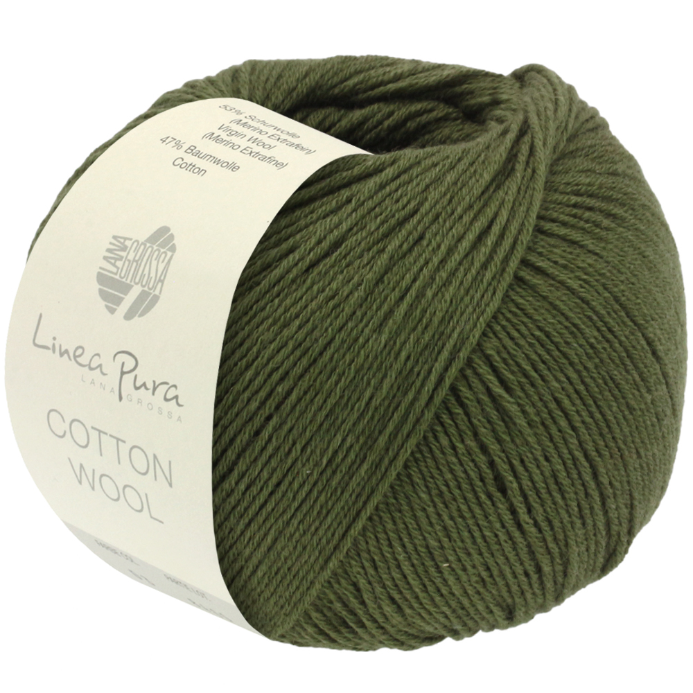 Lana Grossa Cotton Wool 018 Resedagrün 50g