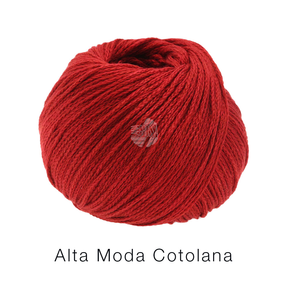 Lana Grossa Alta Moda Cotolana 005 Weinrot 50g