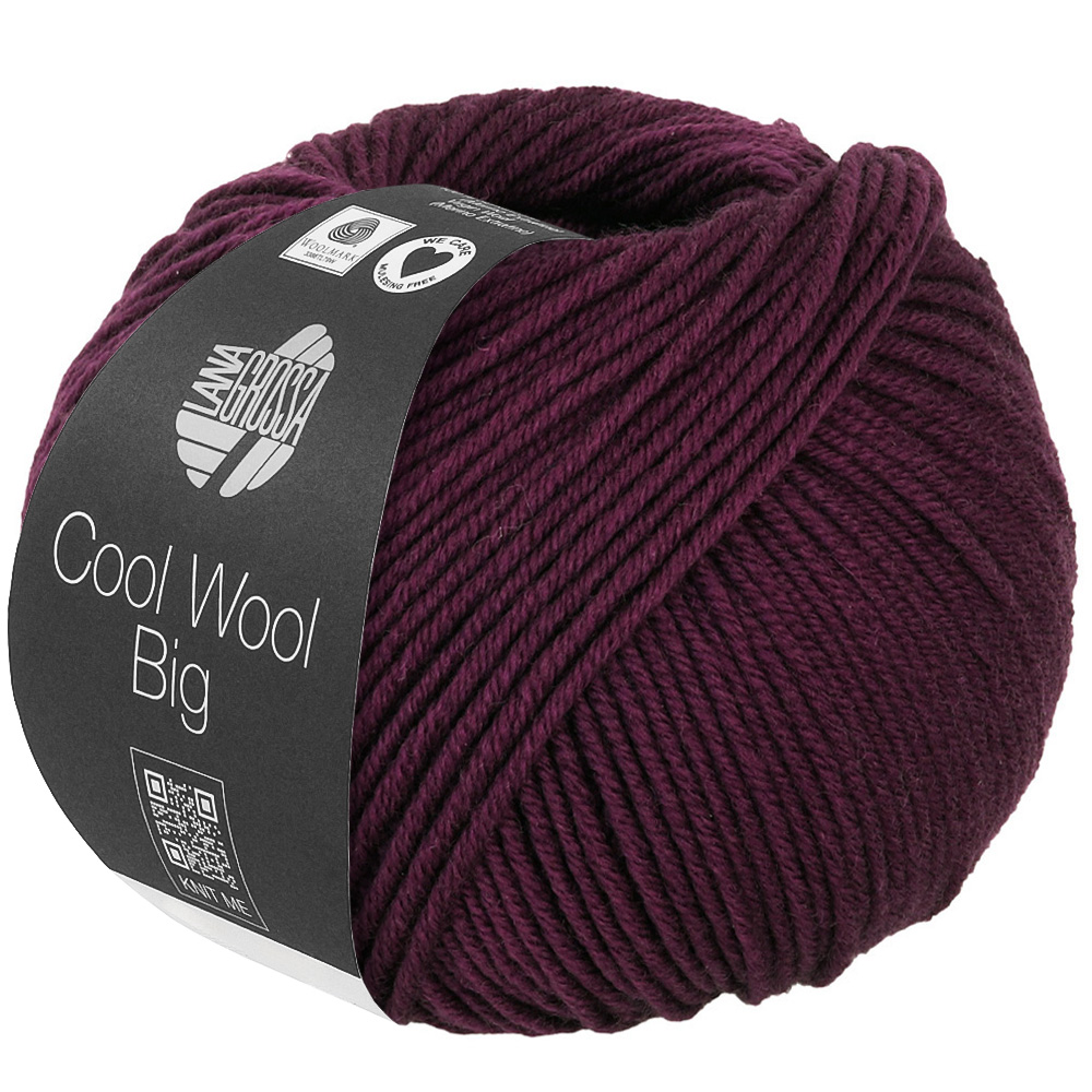 Lana Grossa Cool Wool Big 1035 Dunkles Burgund