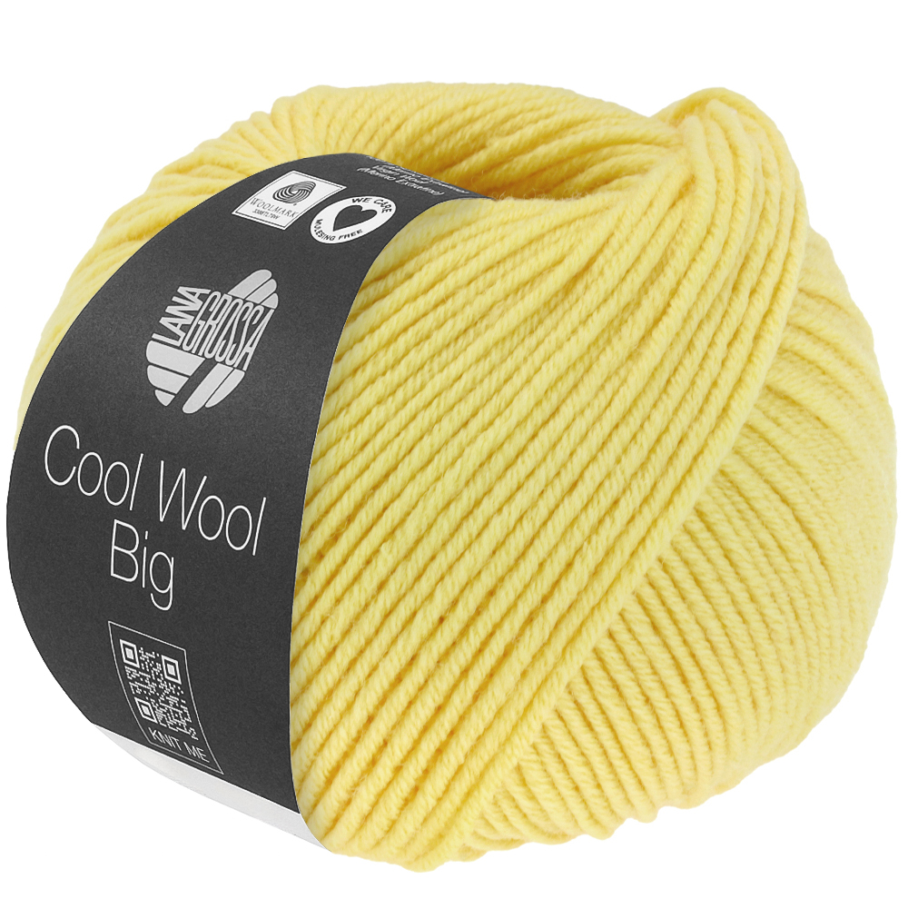 Lana Grossa Cool Wool Big 1028 Grüngelb 50g