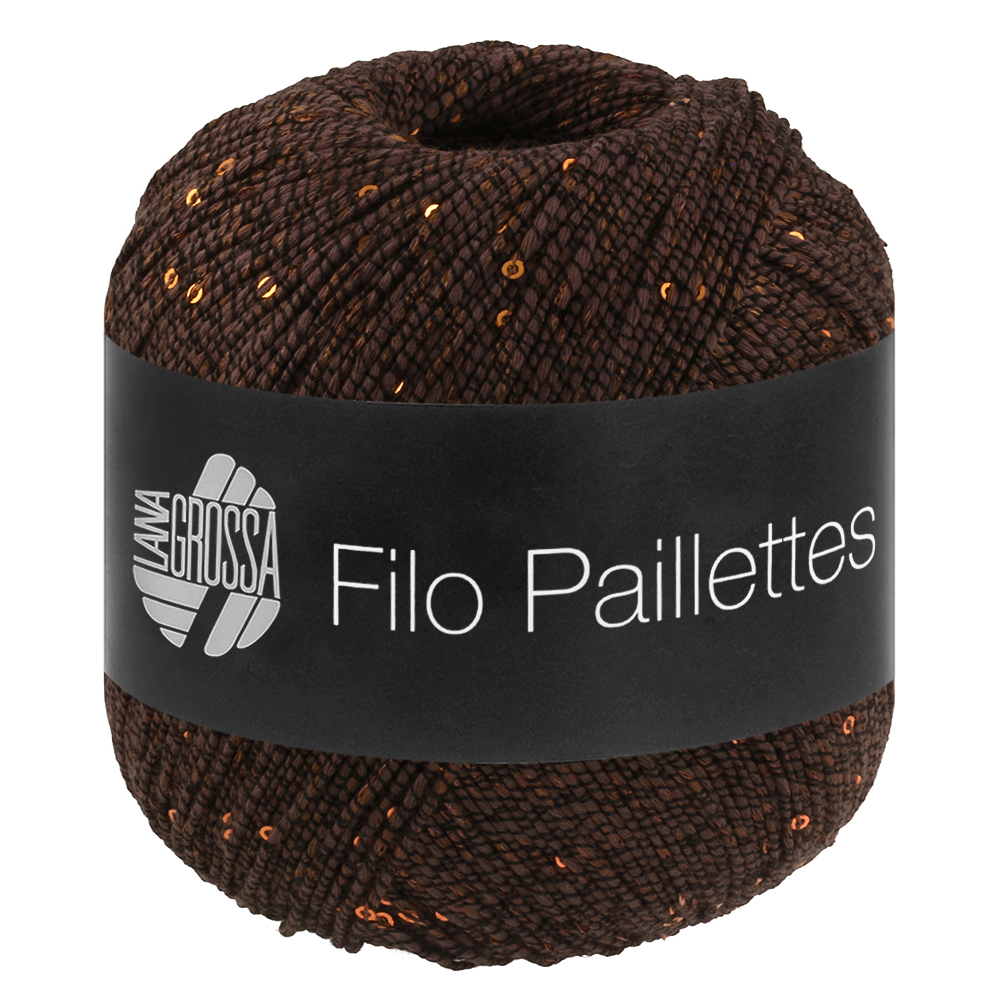 Lana Grossa Filo Pailettes 016 Mokka 50g