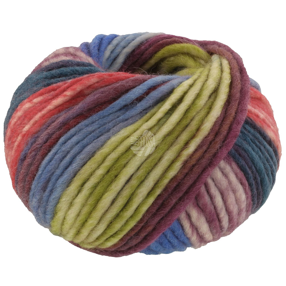 Lana Grossa Feltro Bosco 723 Helloliv/Rotviolett/Jeans/Blau/Altrosa/Dunkelgrün/Erika/Rauchblau 50g