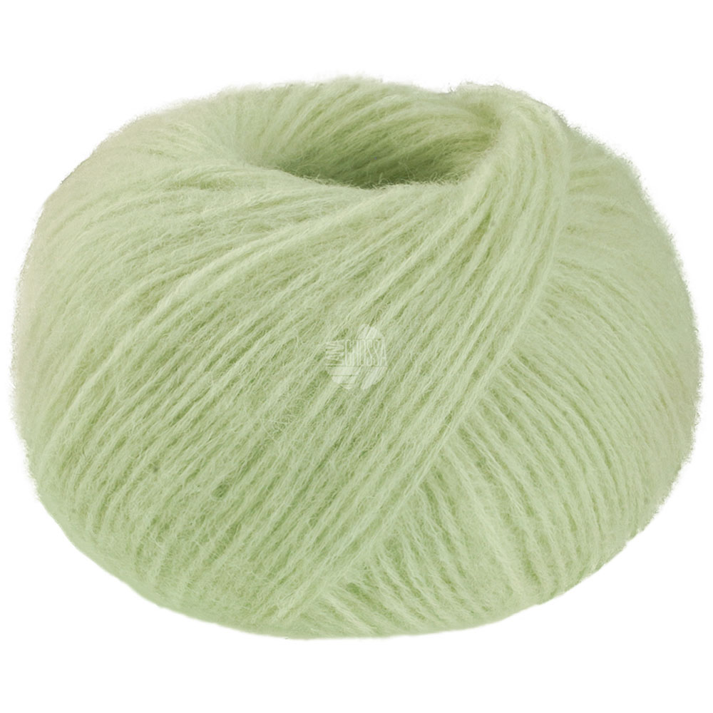 Lana Grossa Nebbia 009 Weißgrün 50g